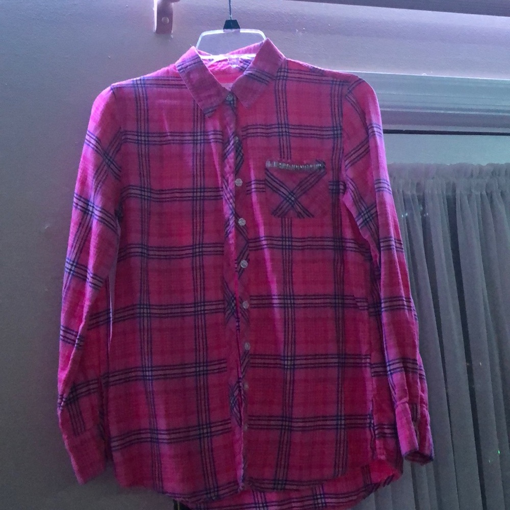 Girls flannel top